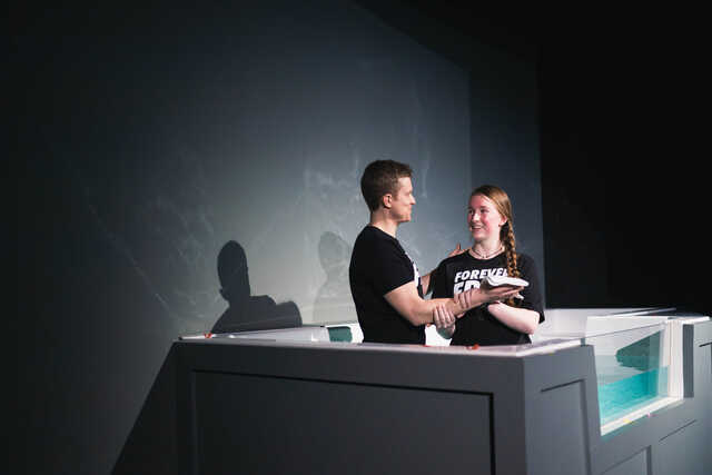 student being baptized at insideout