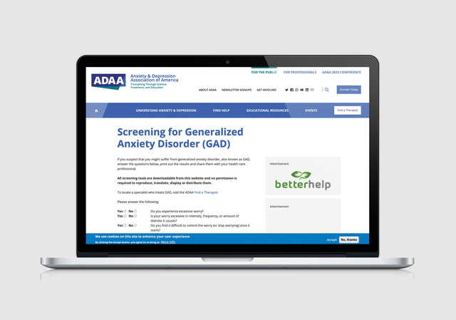 generalized anxiety disorder screen