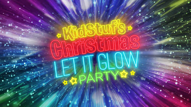 kidstuf let it glow christmas party