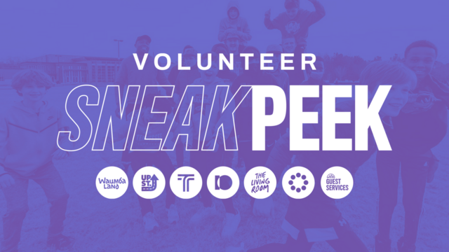 Volunteer Sneak Peak header